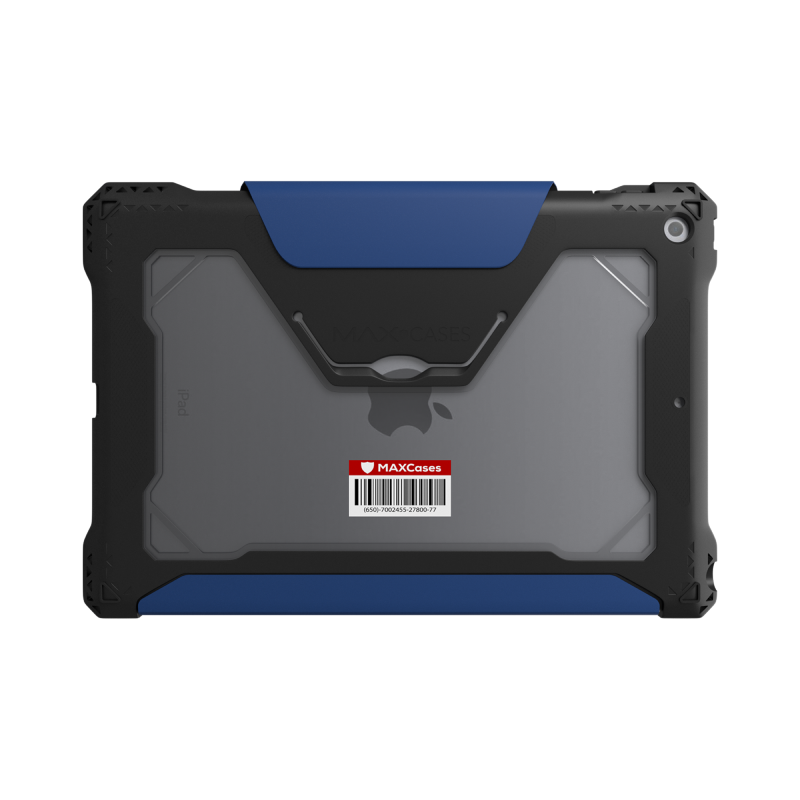 Extreme Folio X2 for iPad 9 (7 8) 10.2 (2021) (New Wipeable Material) (Blue) 9