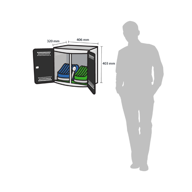 Lock n Charge iQ 10 Mk2 Charge Only Station 6