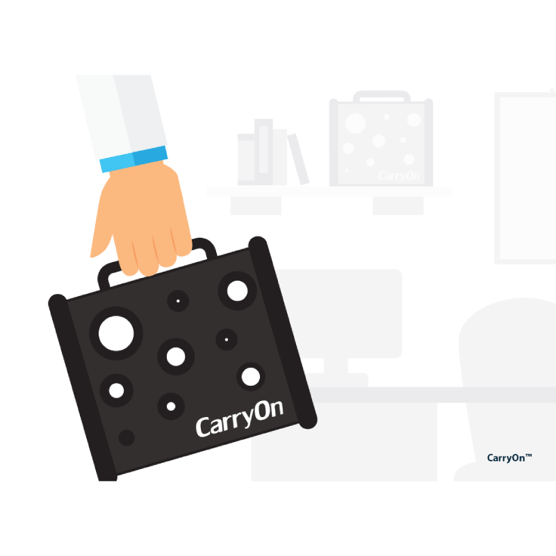 LocknCharge CarryOn USB C PD Charging Station (BLACK)