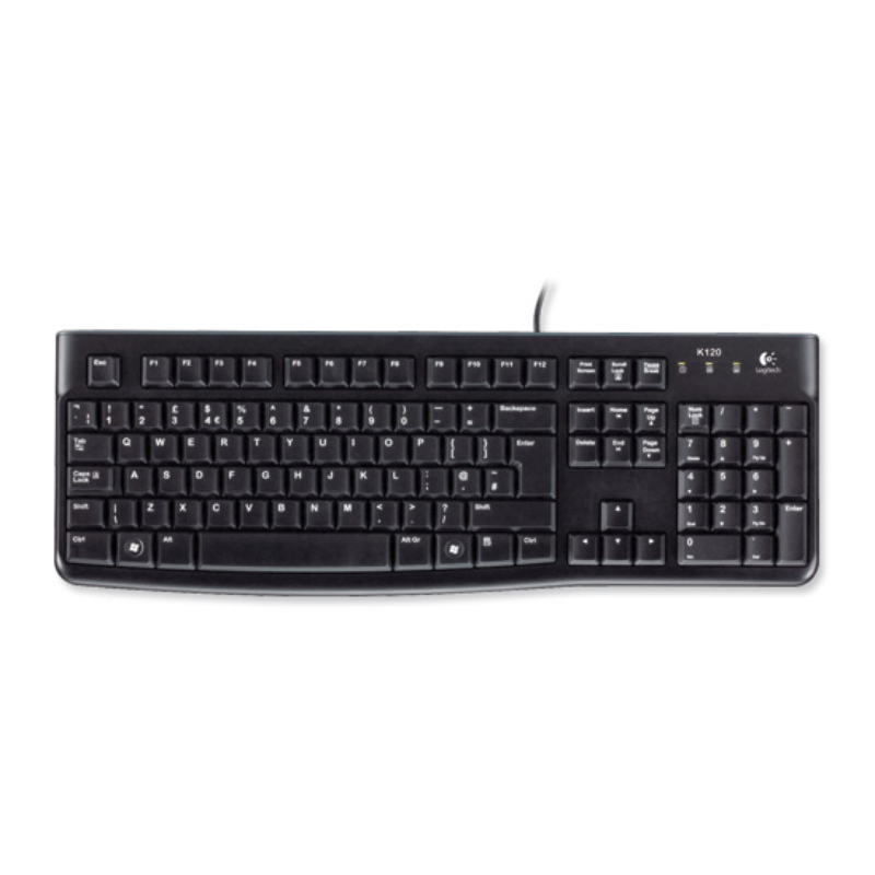 Logitech Desktop K120 Wired Keyboard – QWERTY UK