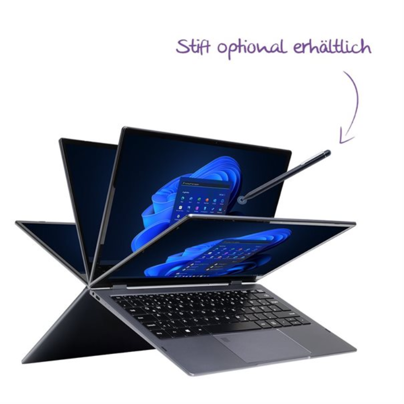 TERRA Laptop 360- 13R | Core i5 1334U | 16GB RAM | 512GB SSD | Windows 11 Pro | Webcam