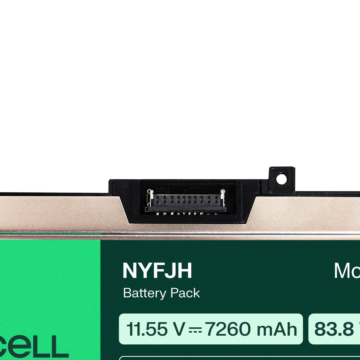 NYFJH-6C Laptop Battery for Dell Precision 15, 7530, 7540, Green Cell 7260mAh 4