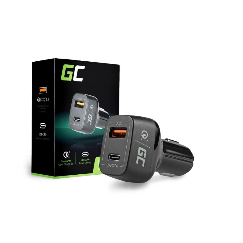 Green Cell Car charger Type-C