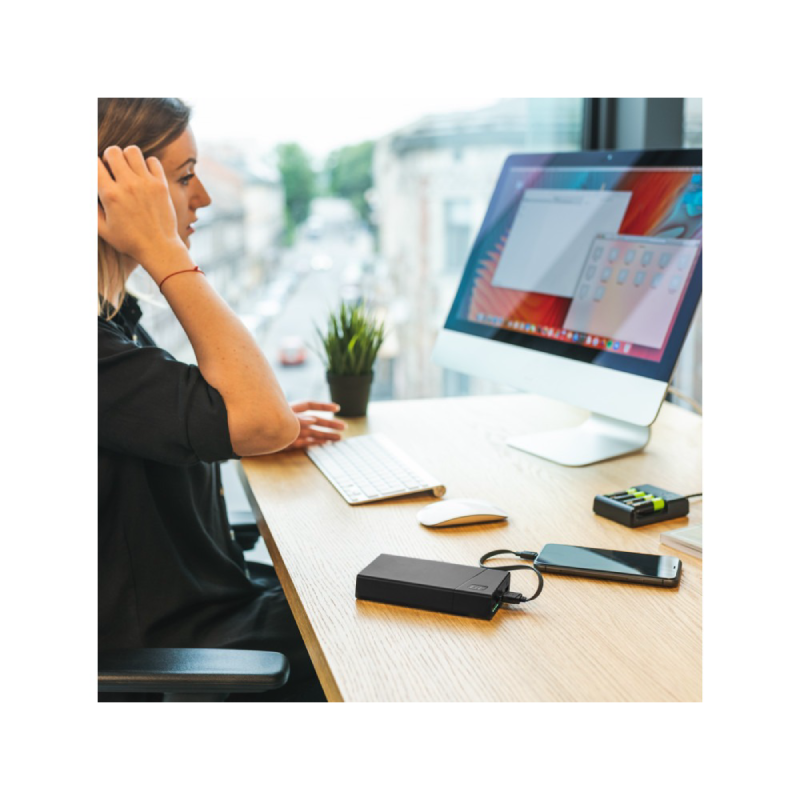 power bank green cell gc powerplay20 20000mah with fast charging 2x usb ultra charge and 2x usb c power delivery 18w 6