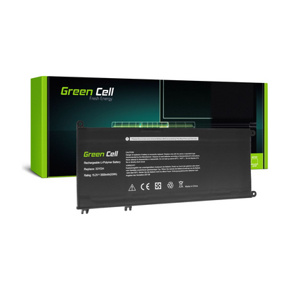 33YDH Laptop Battery for Dell Inspiron G3, 3579, 3779 G5, Green Cell 3400mAh