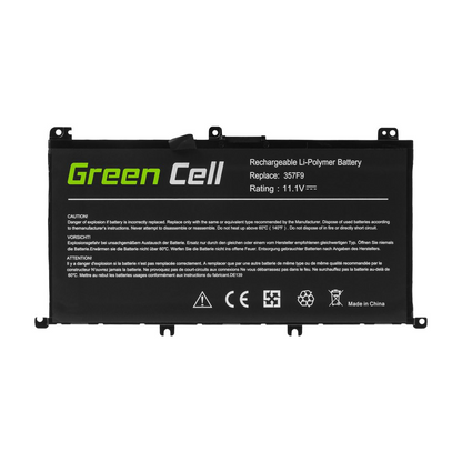 357F9 Laptop Battery for Dell Inspiron 15, 5576, 5577, Green Cell 4200mAh 2