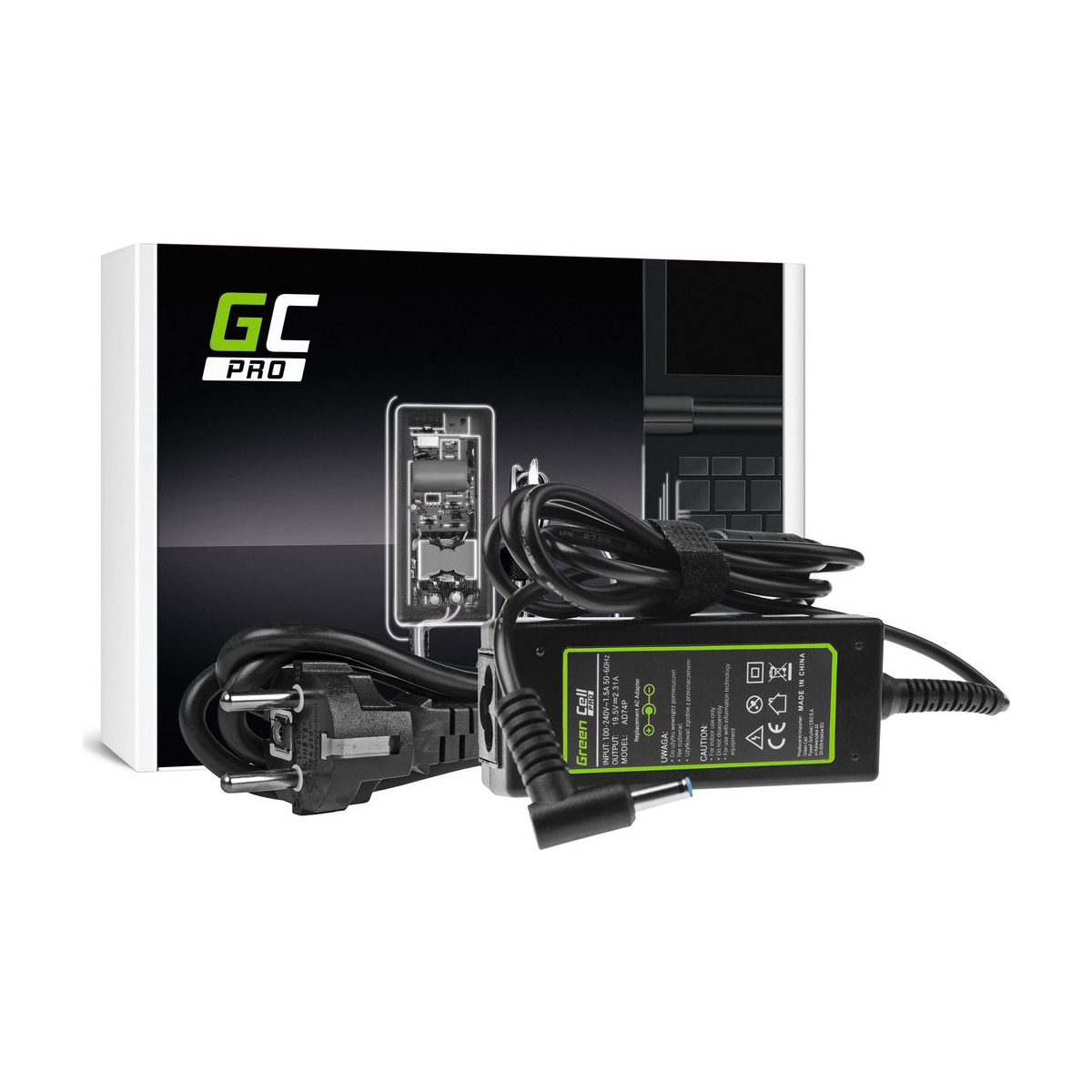 45W Laptop Charger for HP 250 G2 G3 G4 G5, 255 G2 G3 G4 G5, Green Cell 19.5V 2.31A 1