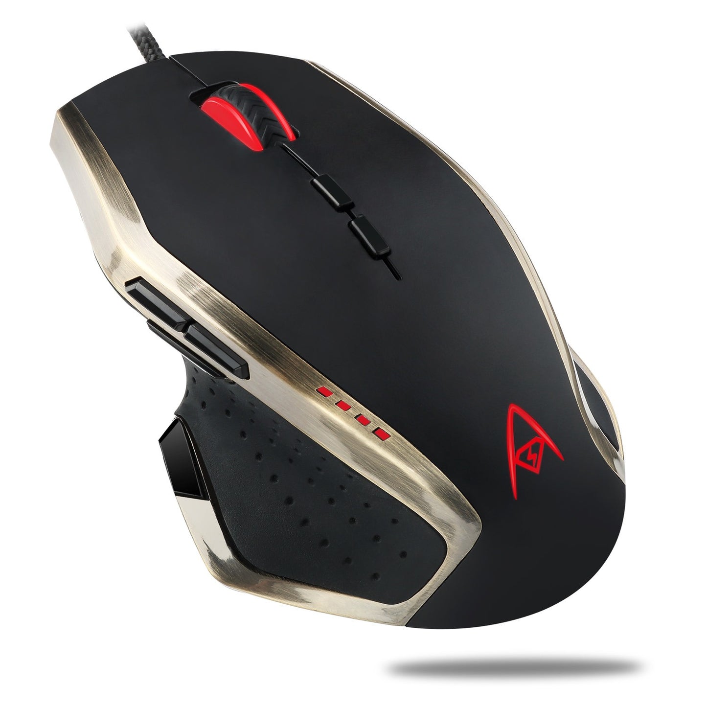 Adesso Multi-Color 9-Button Programmable Gaming Mouse