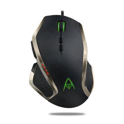 Adesso Multi-Color 9-Button Programmable Gaming Mouse