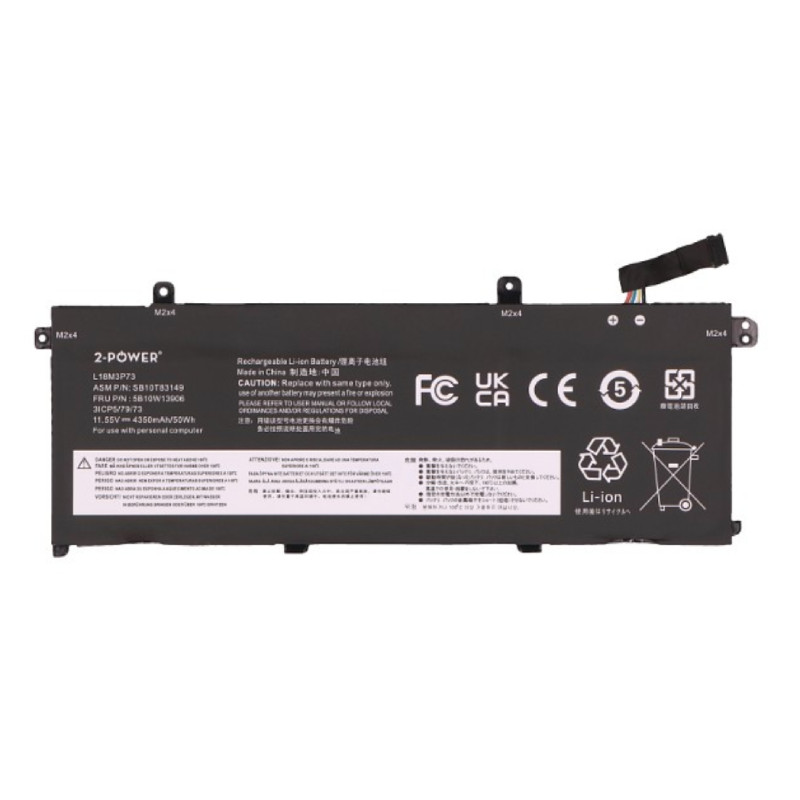 2-Power CBP3816A Laptop Battery for Lenovo ThinkPad T490, T495, T14 & P14s Series