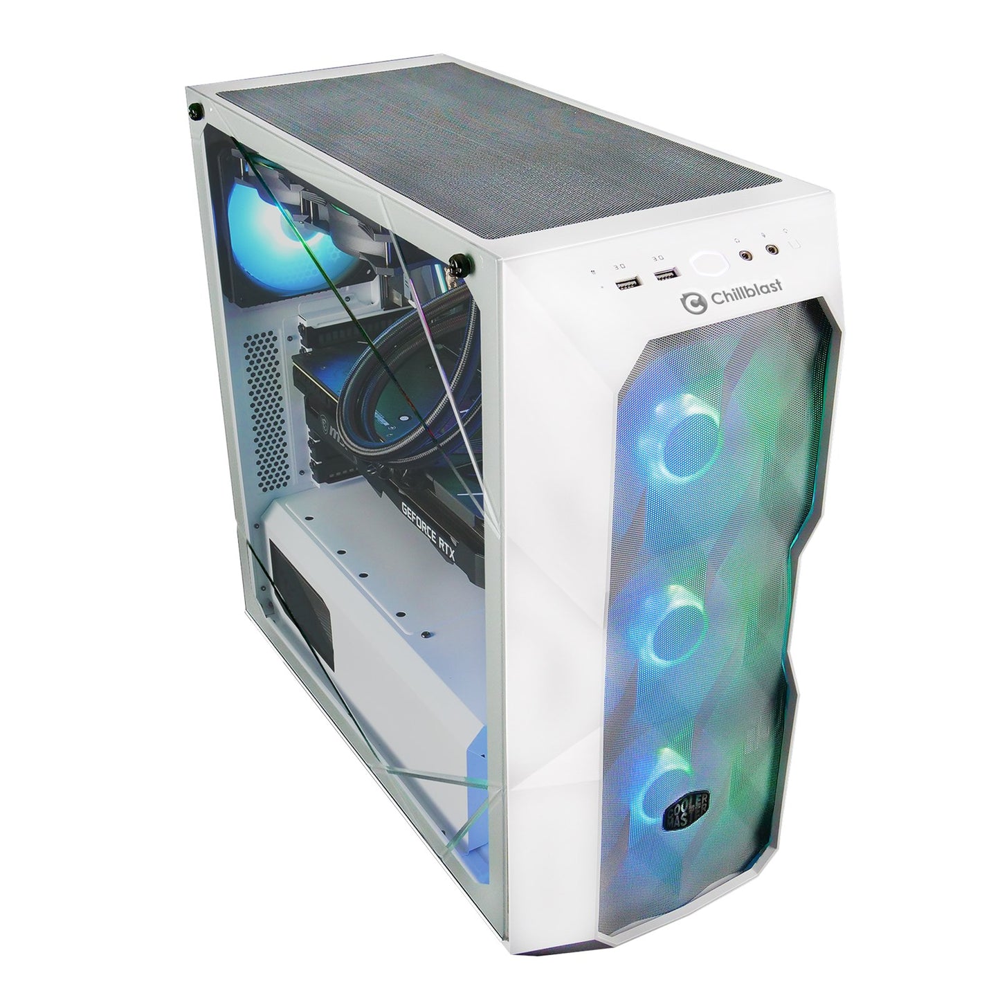 Chill Opal Ryzen 7 RTX 4080 Gaming PC | AMD Ryzen 7 | 32GB RAM | 2TB SSD | GeForce RTX 4080 16GB Graphics | Windows 10 Pro