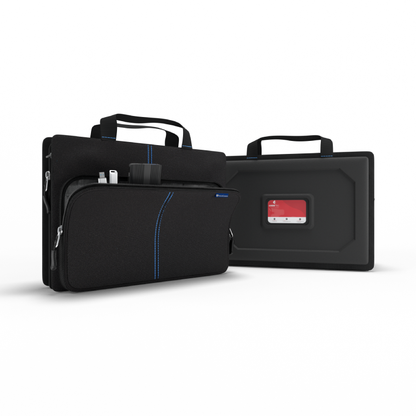 Explorer 5 Work In Case w Pocket 11" w  Shoulder Strap (Black) 9