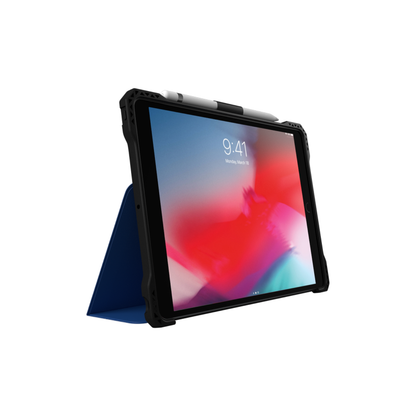 Extreme Folio X2 for iPad 9 (7 8) 10.2  (2021) (New Wipeable Material) (Blue) 3