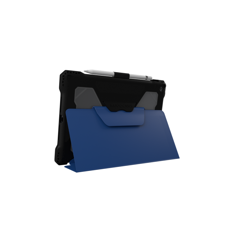 Extreme Folio X2 for iPad 9 (7 8) 10.2  (2021) (New Wipeable Material) (Blue) 8