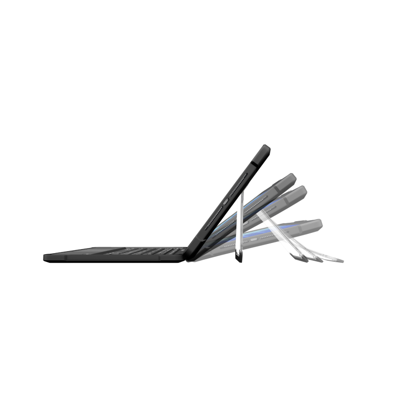 MaxCases Extreme KeyCase-T w/Smart Connector and Trackpad for iPad 10/11 (Non-Detachable) (Black) (US Keyboard)