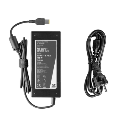 Green Cell PRO Charger / AC Adapter 20V 6.75A 135W for Lenovo IdeaPad Gaming L340-15 L340-17 15ARH05 15IMH05 Legion Y520 Y530