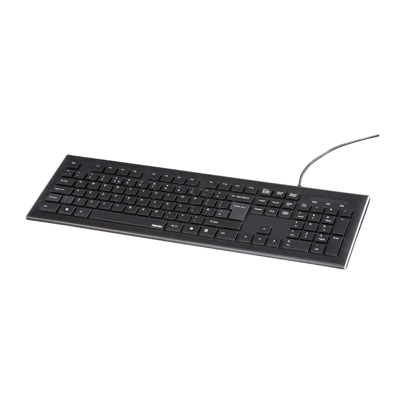Hama Cortino Wired Keyboard and Mouse Desktop Kit 1