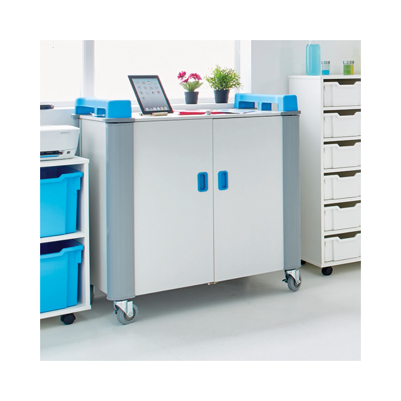 LapCabby 15V – Mobile Device Classroom Charging Trolley 1