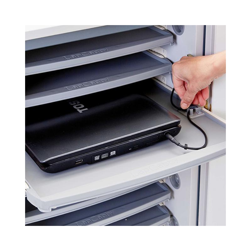 LapCabby 16H – Mobile Device Classroom Charging Trolley
