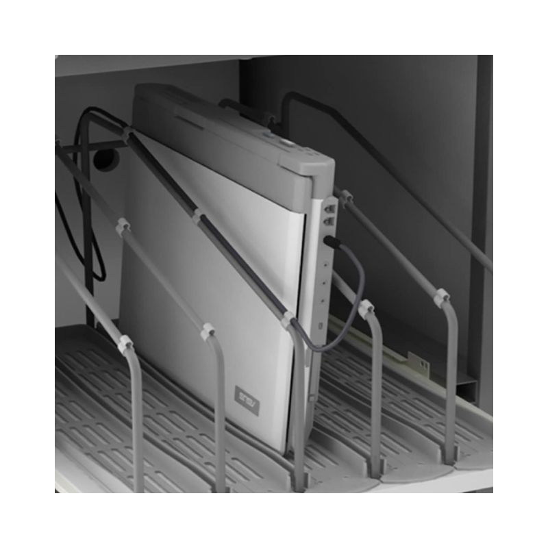 LapCabby 32V – Mobile Device Classroom Charging Trolley 12