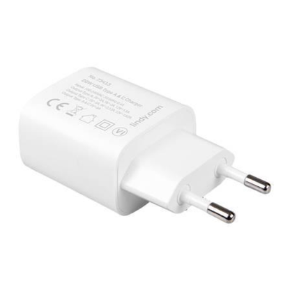 Lindy 20W USB Type A and C Charger