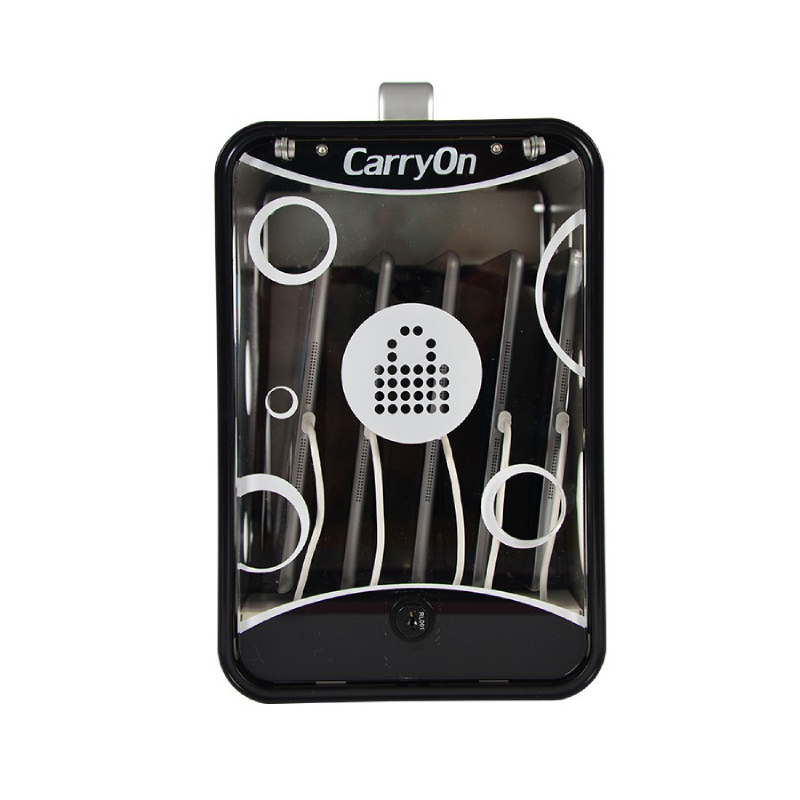 Lock n Charge CarryOn BLACK USB Charge 4