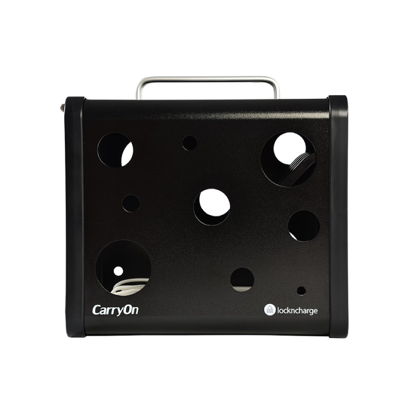 Lock n Charge CarryOn BLACK USB Charge