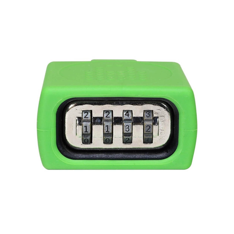 Lock n Charge Resettable Keyless Padlock for Carrier Silicone Covered 2