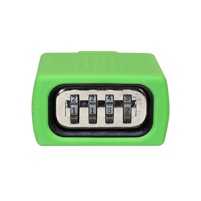 Lock n Charge Resettable Keyless Padlock for Carrier Silicone Covered 2