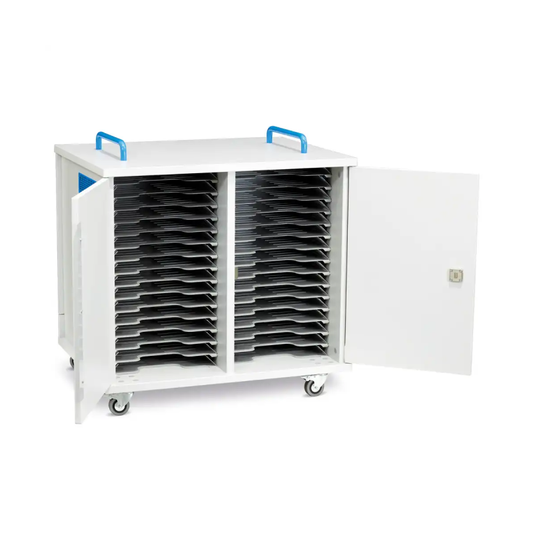 Lyte 32 Double Door Chromebook Metal Shelf Mobile Power 7