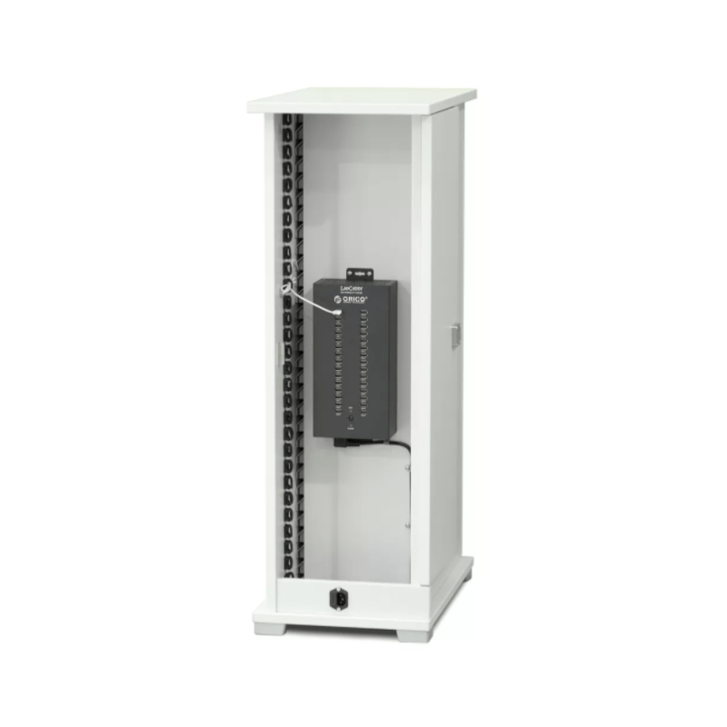Lyte Single Door 30 Tablet Metal Shelf USB Mobile 2