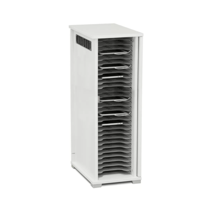 Lyte Single Door 30 Tablet Metal Shelf USB Mobile 3