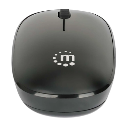 Manhattan MW3050 Wireless Optical Mouse, Black, 1200dpi, 2.4Ghz (up to 10m), USB