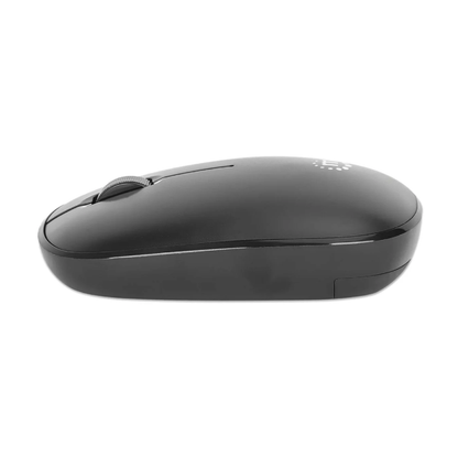 Manhattan MW3050 Wireless Optical Mouse, Black, 1200dpi, 2.4Ghz (up to 10m), USB