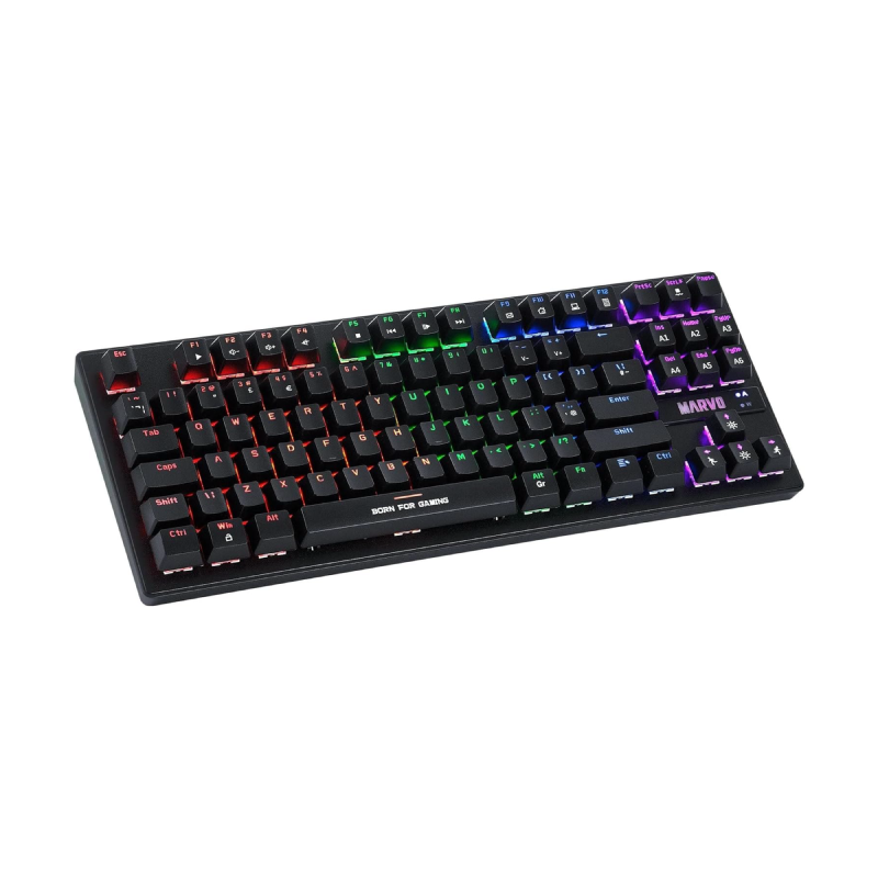 Marvo KG909 keyboard USB QWERTY UK English Black 1