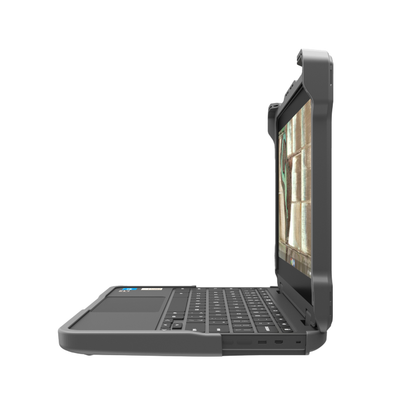 MaxCases Extreme Shell-F Slide Case for Lenovo 300e/500e G3 Chromebook/Windows 11" (Gray/Clear)