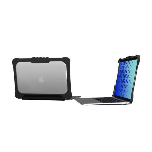 MaxCases Extreme Shell-L for MacBook Air 13.6" (2022 - 2026 M2/M3/M4/M5) (A3113) (Black/Clear)