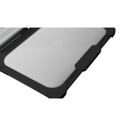 MaxCases Extreme Shell-L for MacBook Air 13.6" (2022 - 2026 M2/M3/M4/M5) (A3113) (Black/Clear)