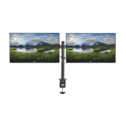 2x Dell P2217 22" Monitor + Dual Arm Stand Bundle