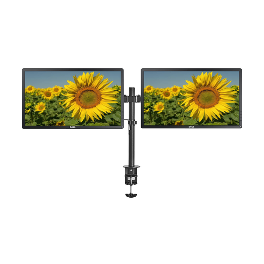 2x Dell P2016 22" Monitor + Dual Arm Stand Bundle