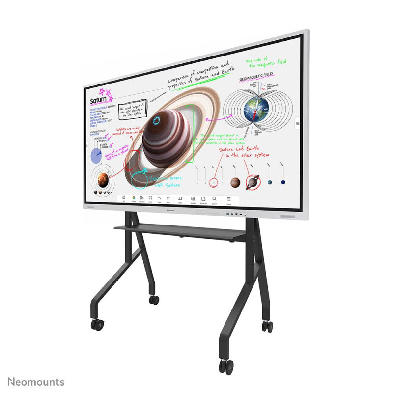 Neomounts FL50-525BL1 Height Adjustable Interactive Board Trolley