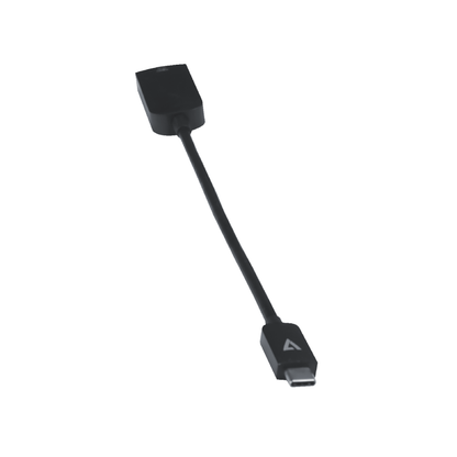 V7 Black USB Video Card USB C Male to HDMI Female 3