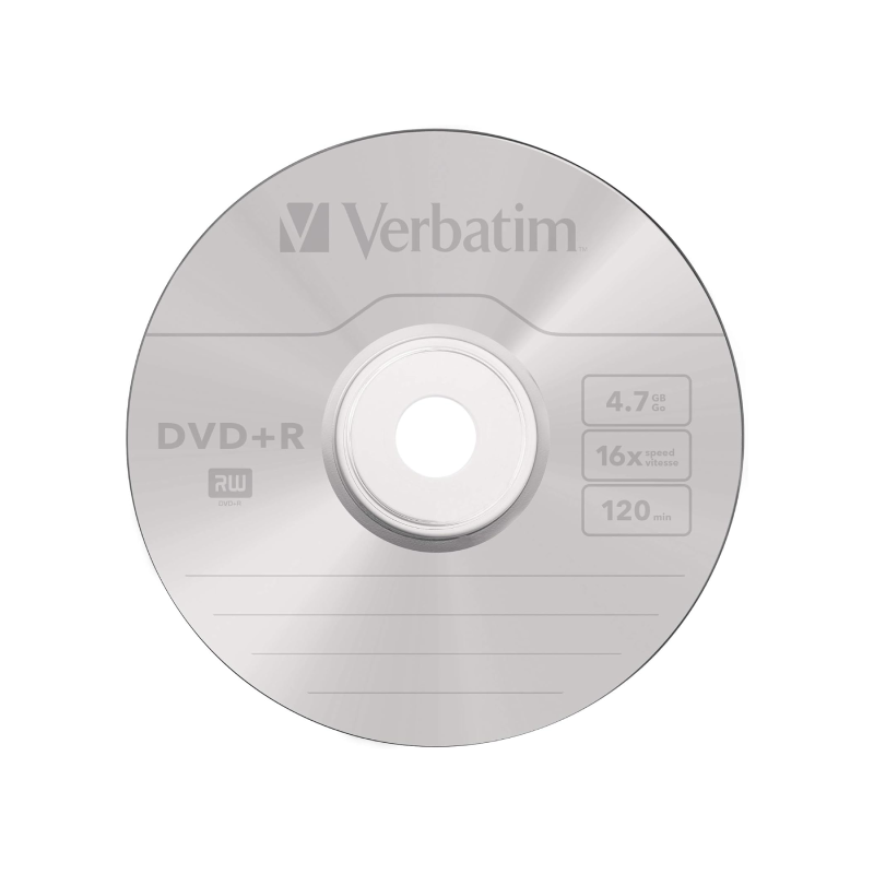 Verbatim DVD+R 16x 50pk Spindle 3