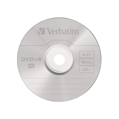 Verbatim DVD+R 16x 50pk Spindle 3