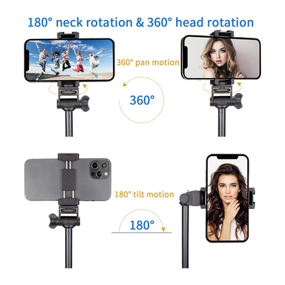 YOTOCversion 1.7 Meter Phone Tripod 3