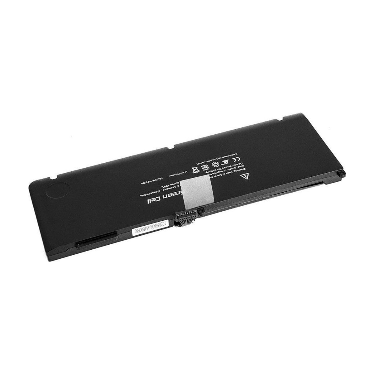 A1321 Laptop Battery for Apple MacBook Pro 15, A1286, Green Cell 5200mAh 1