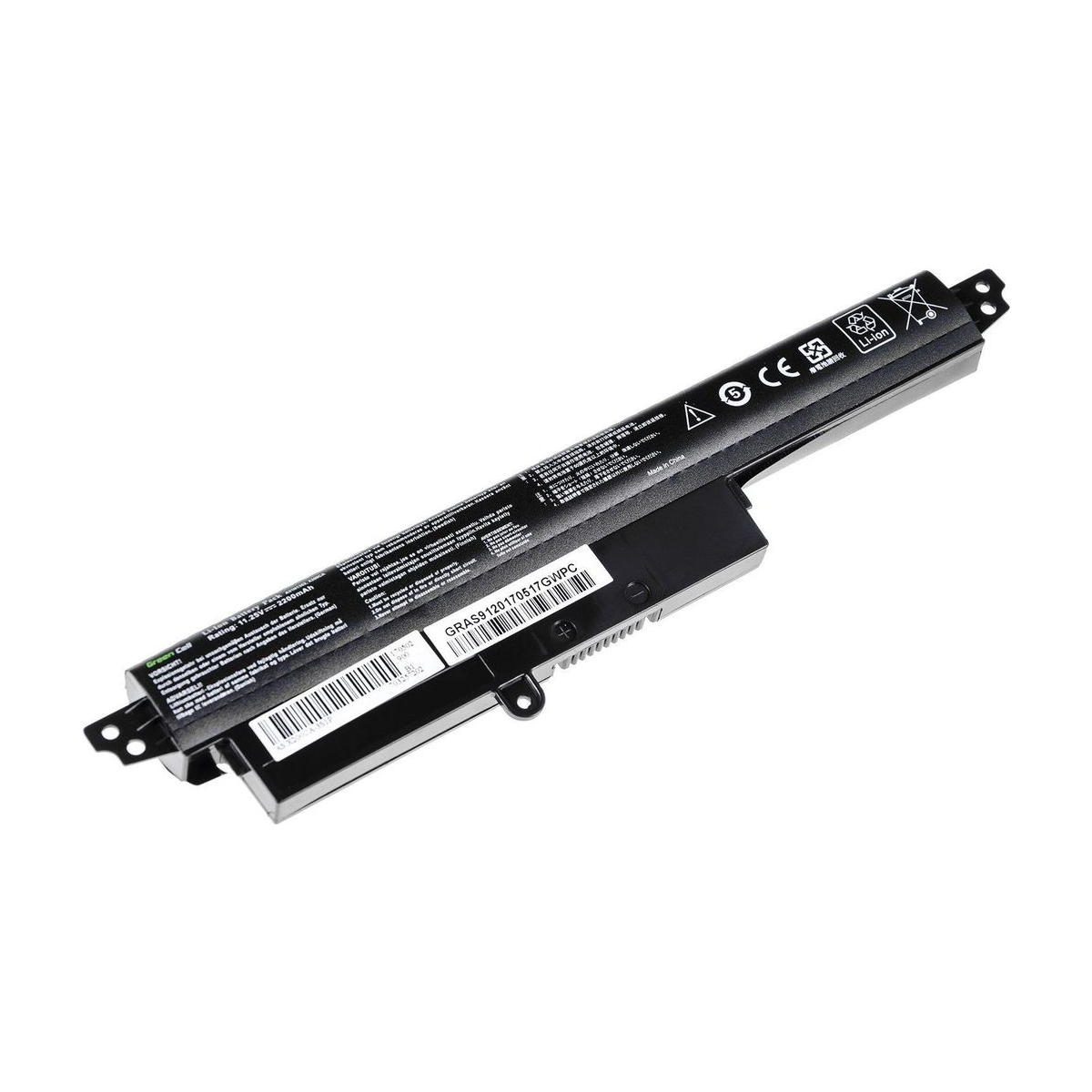 A31N1302 Laptop Battery for Asus X200, X200C, X200CA, Green Cell 2200mAh 1