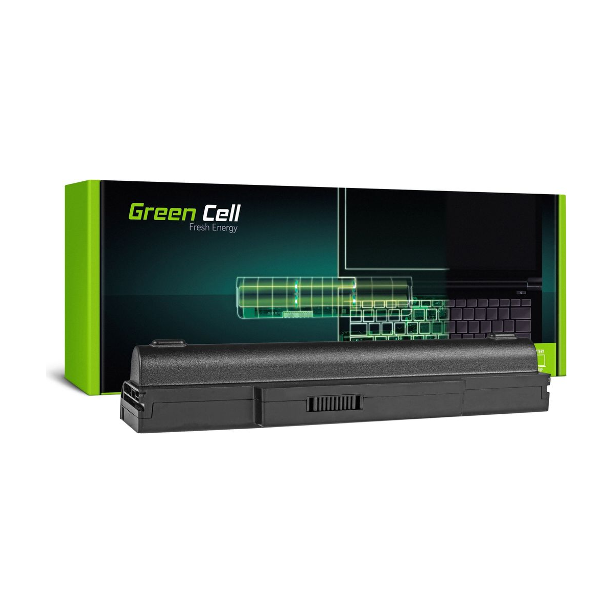 A32-K72 Laptop Battery for Asus K72, K72J, K72F, Green Cell 6600mAh