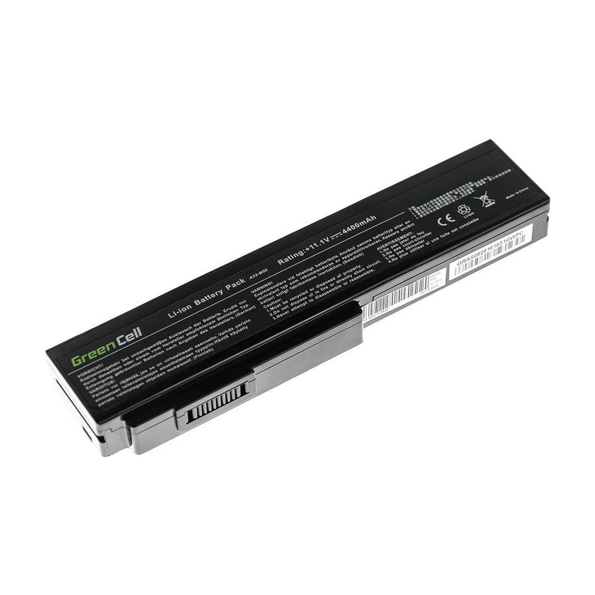 A32-M50 Laptop Battery for Asus G50, G50-45, Green Cell 4400mAh 1