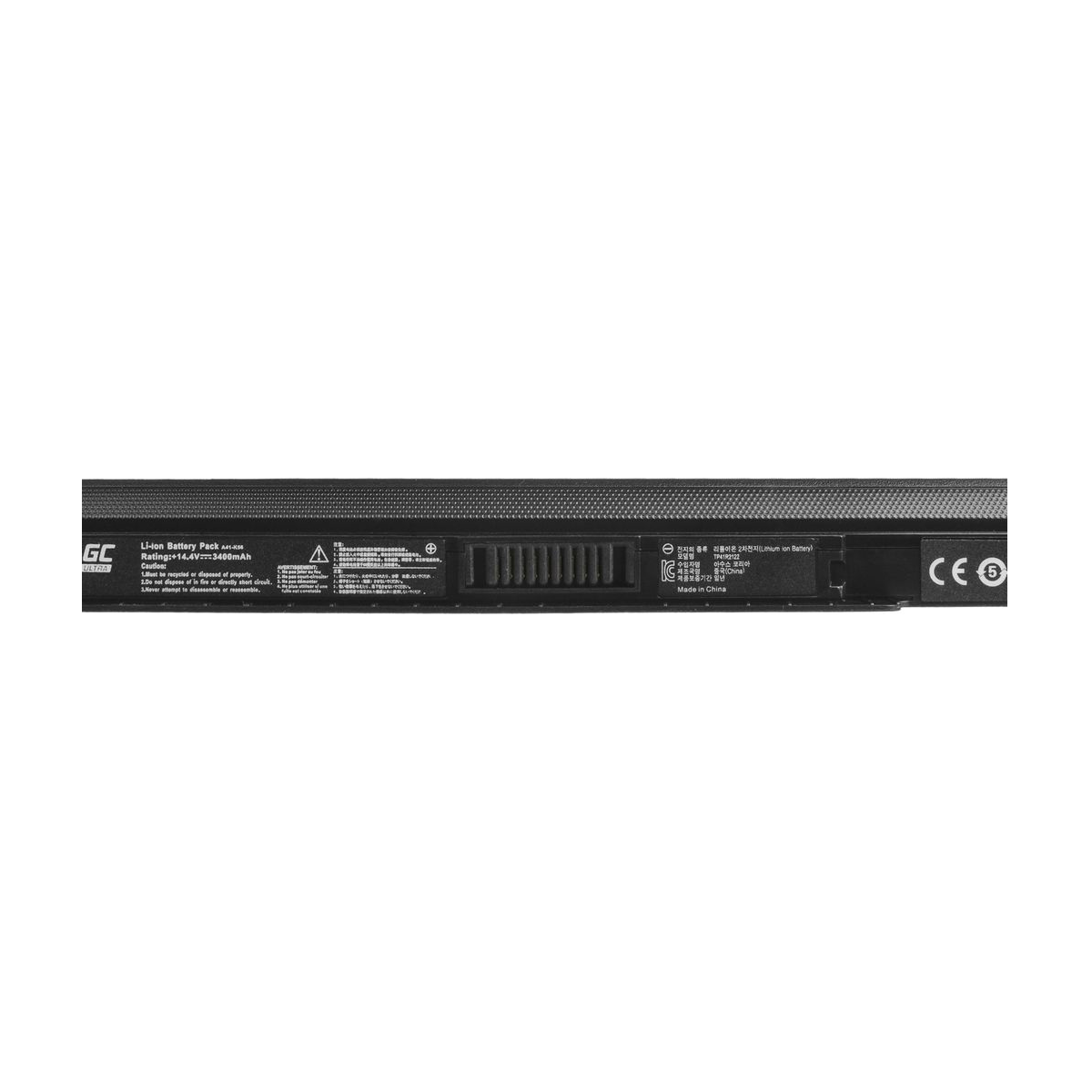 A41-K56 Laptop Battery for Asus K56, K56C, K56CA, Green Cell 3400mAh 1